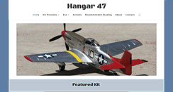 Desktop Screenshot of hangar47.com